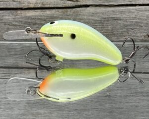 Black Label Balsa - Prowler MR - Custom Balsa Crankbait - Citrus Candy Color