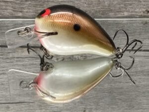 Black Label Balsa - Wreck - Balsa Squarebill - Copper Green Shad Color - Zoom WEC E-1