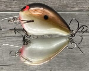 Black Label Balsa - Wreck - Balsa Squarebill - Copper Green Shad Color - Zoom WEC E-1