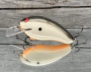 Black Label Balsa - Prowler - Custom Balsa Squarebill Crankbait - Bone Khaki Color