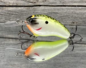 Black Label Balsa - Prowler MR - Custom Balsa Crankbait - Piebald Plemmons Color