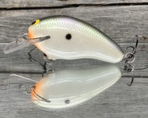 Black Label Balsa - Prowler - Custom Balsa Squarebill Crankbait - Gizzard Shad Pearl Color