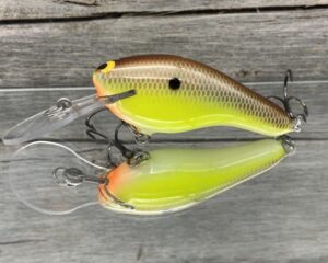Black Label Balsa - K II - Custom Balsa Crankbait - River Bream Color