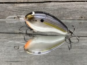 Black Label Balsa - Prowler MR - Custom Balsa Crankbait - Threadfin Shad Pearl Color