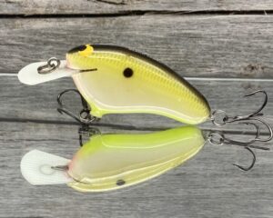 Black Label Balsa - Hickster - Balsa Crankbait - Bone Shad - Zoom WEC Hicky