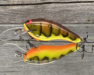 Black Label Balsa - K II - Custom Balsa Crankbait - Rotten Craw Color