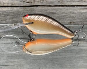 Black Label Balsa - K II - Custom Balsa Crankbait - Hot Chocolate Color