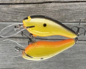 Black Label Balsa - K II - Custom Balsa Crankbait - Mellow Yellow Color