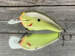 Black Label Balsa - Wobbler - Custom Balsa Crankbait - Moon Shine Color