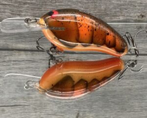 Black Label Balsa - Prowler MR - Custom Balsa Crankbait - Fall Craw Color