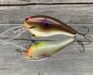 Black Label Balsa - K II - Custom Balsa Crankbait - High Rock Shad Color