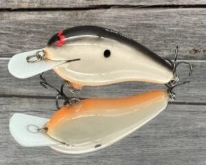 Black Label Balsa - Wobbler - Custom Balsa Crankbait - Bone Khaki Color