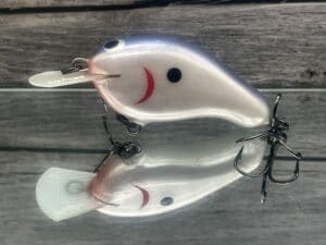 Greenfish Tackle - Stray Dog - Custom Balsa Crankbait - Albino Color