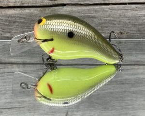 Black Label Balsa - Head Hunter - Custom Balsa Squarebill Crankbait - Moon Shine Color - Zoom WEC E-2