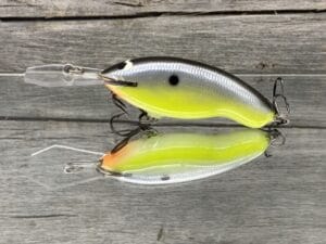 Black Label Balsa - Tapout Jr - Custom Balsa Crankbait - Chartreuse Magic Color