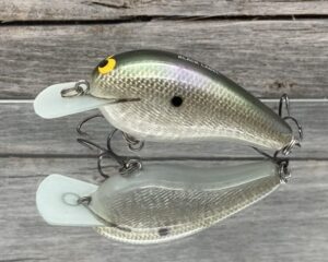 Black Label Balsa - Wobbler - Custom Balsa Crankbait - Gizzard Shad Foil Color