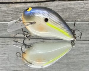Black Label Balsa - Ricochet Jr. - Custom Balsa Crankbait - Magic Shad Color