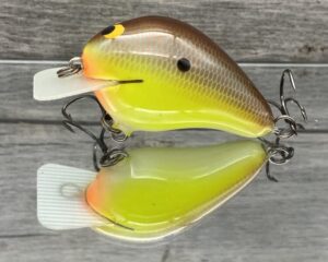 Black Label Balsa - CBS 1 - Balsa Squarebill Crankbait - River Bream Color - Bagley B1