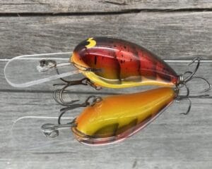 Black Label Balsa - Rock Hound - Custom Balsa Crankbait - Spring Craw Color