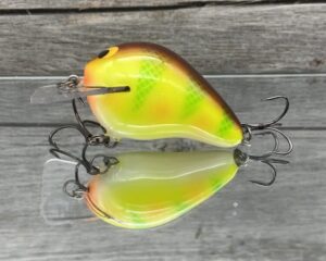 Black Label Balsa - Wreck - Balsa Squarebill - Pineapple Color - Zoom WEC E-1