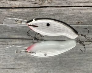 Black Label Balsa - Tapout Jr - Custom Balsa Crankbait - Anchovy Color