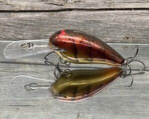Black Label Balsa - Rock Hound - Custom Balsa Crankbait - Road Kill Craw Color