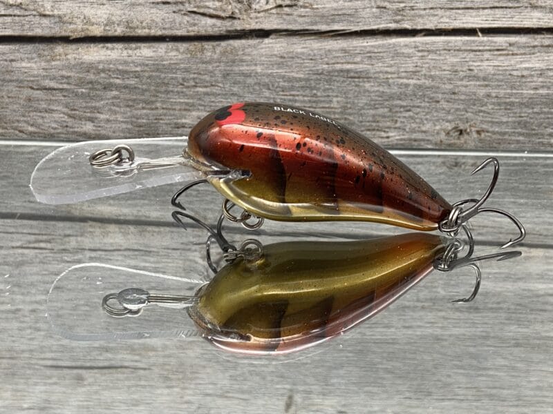 Black Label Balsa - Rock Hound - Custom Balsa Crankbait - Road Kill Craw Color