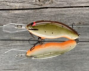 Black Label Balsa - Tapout Jr - Custom Balsa Crankbait - Root Beer Color