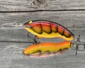 Black Label Balsa - Tapout Jr - Custom Balsa Crankbait - Spring Craw Color