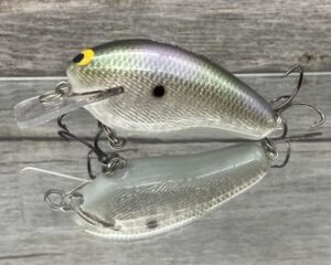 Black Label Balsa - Prowler - Custom Balsa Squarebill Crankbait - Foiled Gizzard Shad Color