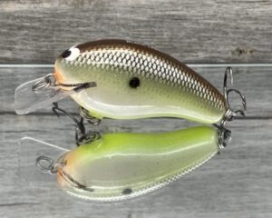 Black Label Balsa - Prowler - Custom Balsa Squarebill Crankbait - Slick Color