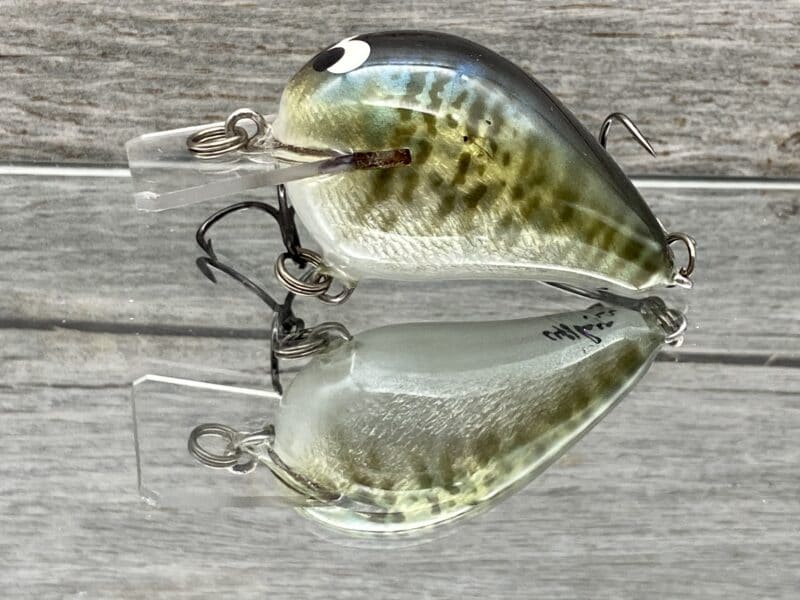 Black Label Balsa - Wreck Jr. - Signature Series Crankbait - Foiled Crappie  Color - Wood Bait Country