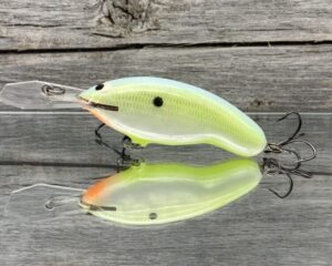 Black Label Balsa - Tapout Jr - Custom Balsa Crankbait - Citrus Candy Color
