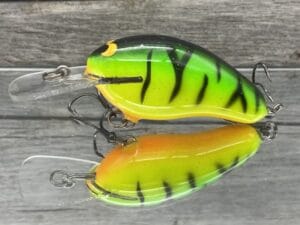 Black Label Balsa - Prowler MR - Custom Balsa Crankbait - Fire Tiger Color