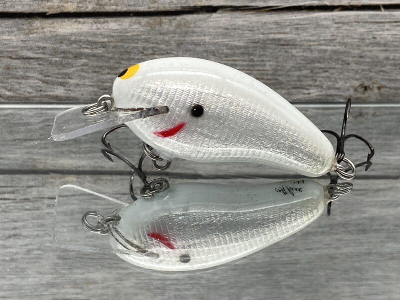 Black Label Balsa - Prowler - Signature Series Custom Balsa Squarebill  Crankbait - White Knight Color - Wood Bait Country