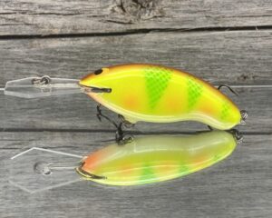 Black Label Balsa - Tapout Jr - Custom Balsa Crankbait - Pineapple Color