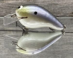 Black Label Balsa - Head Hunter - Custom Balsa Squarebill Crankbait - American Shad Color - Zoom WEC E-2