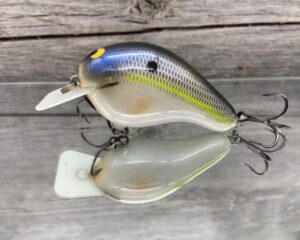 Black Label Balsa - CBS 2 - Custom Balsa Squarebill Crankbait - Magic Shad Color - Bagley B2