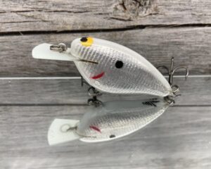 Black Label Balsa - Bacon-Signature Series - Balsa Crankbait - White Knight Color