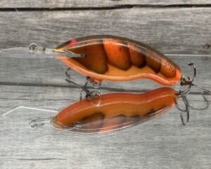 Black Label Balsa - Tapout Jr - Custom Balsa Crankbait - Fall Craw Color