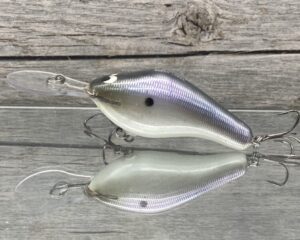 Black Label Balsa - 300 Proof - Custom Balsa Crankbait - American Shad Color