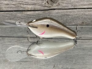Black Label Balsa - 300 Proof - Custom Balsa Crankbait - Green Pumpkin Shad Color