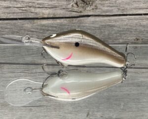 Black Label Balsa - 300 Proof - Custom Balsa Crankbait - Green Pumpkin Shad Color