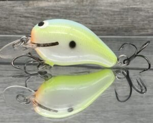 Black Label Balsa - Rumble - Custom Balsa Crankbait - Citrus Candy Color