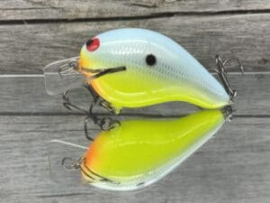 Black Label Balsa - Head Hunter - Custom Balsa Squarebill Crankbait - Candy Dolphin - Zoom WEC E-2