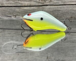Black Label Balsa - 300 Proof - Custom Balsa Crankbait - Candy Dolphin Color