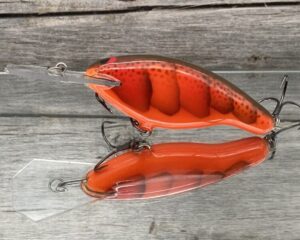 Black Label Balsa - Tapout - Custom Balsa Crankbait - Crush Craw Color