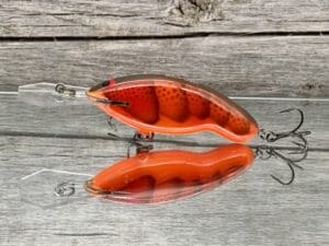 Black Label Balsa - Tapout Jr - Custom Balsa Crankbait - Crush Craw Color