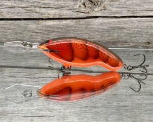 Black Label Balsa - Tapout Jr - Custom Balsa Crankbait - Crush Craw Color
