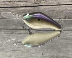 Black Label Balsa - 300 Proof - Custom Balsa Crankbait - Bone Gizzard Color